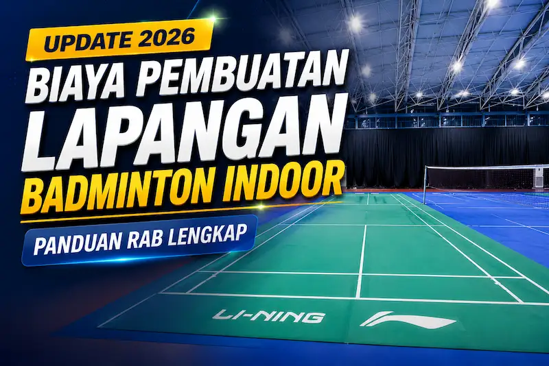Biaya Pembuatan Lapangan Badminton Indoor 2026: Panduan RAB Lengkap