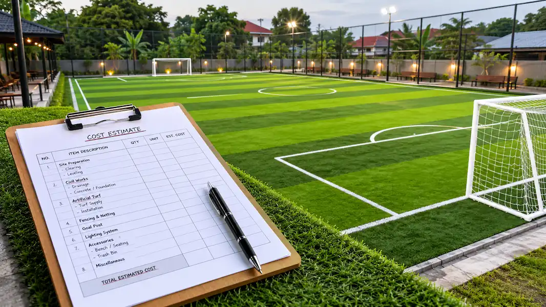 Biaya Pembuatan Lapangan Mini Soccer — Estimasi dan Komponen Harga