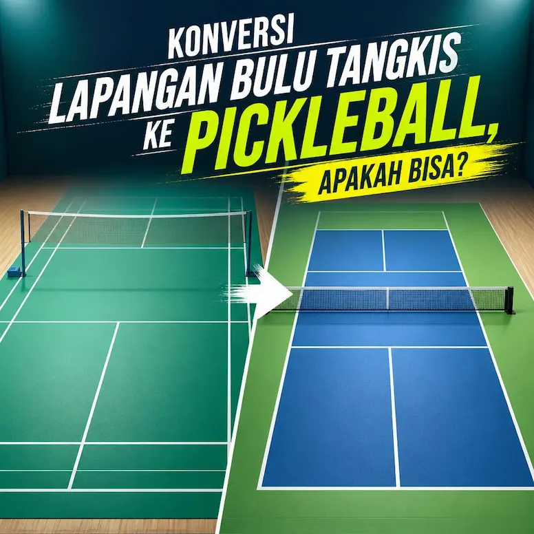 Konversi Lapangan Bulu Tangkis ke Pickleball, Apakah Bisa?