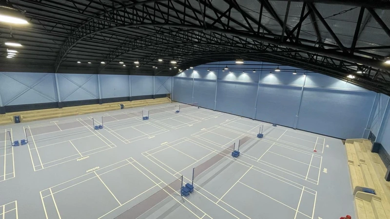 Gor Rekket Badminton line marking