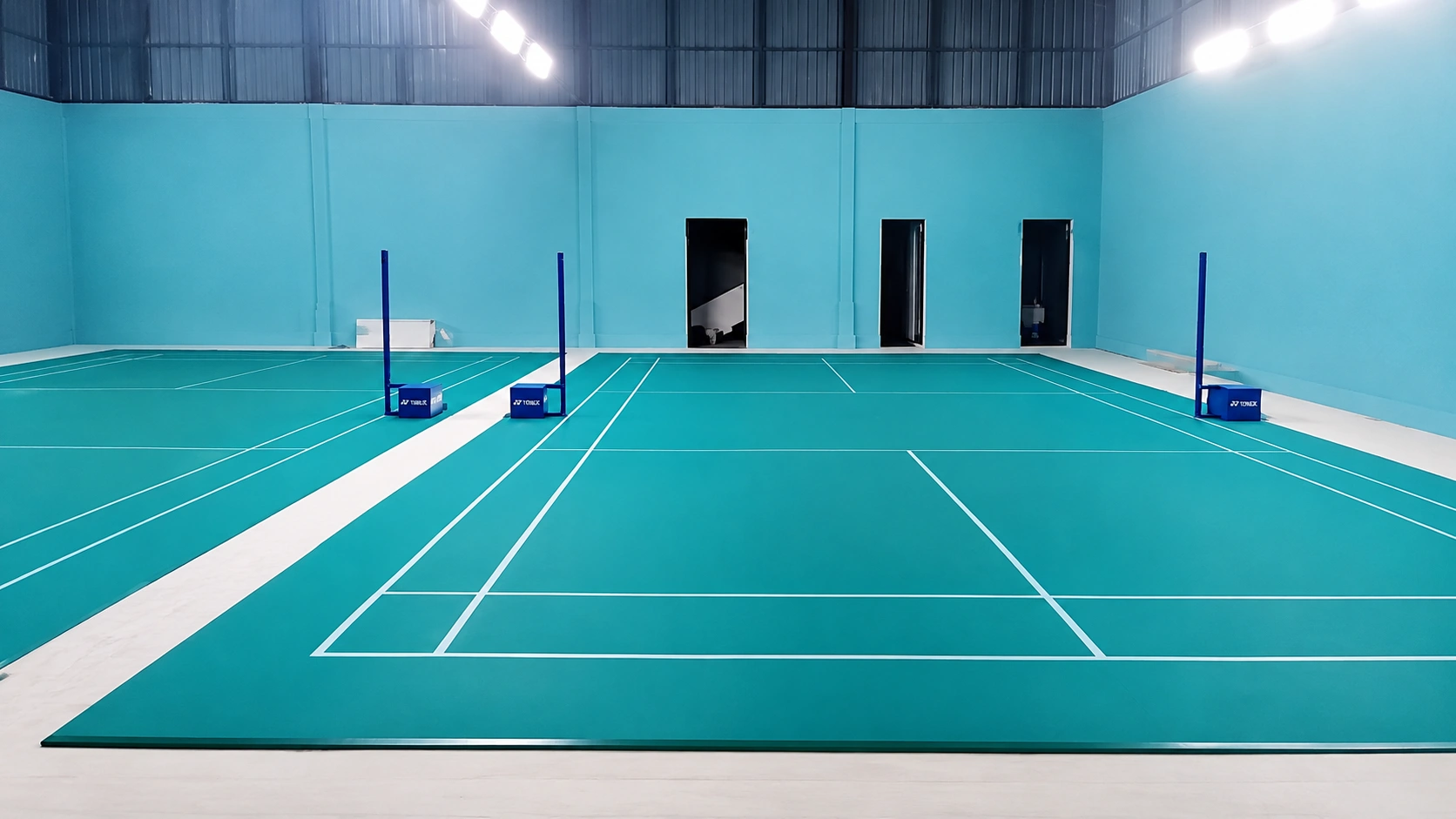 Kontraktor lapangan badminton Hall Badminton Sukajaya Palembang
