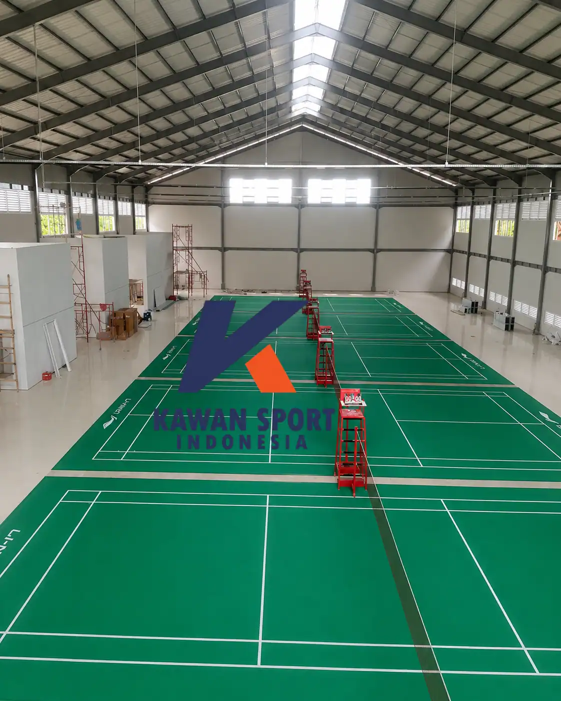Dokumentasi GOR Pertamina Badminton ITS Surabaya - Detail Material