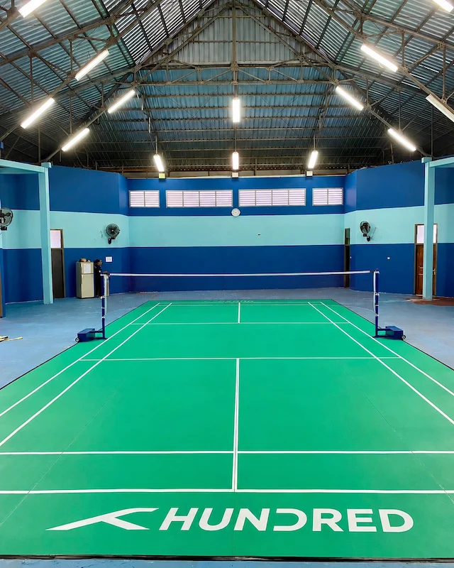 Karpet Badminton Jayapura — Pertamina Base G