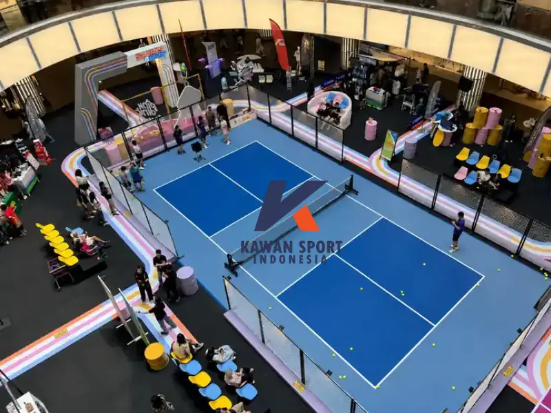 Lapangan pickleball indoor mall Jakarta Selatan