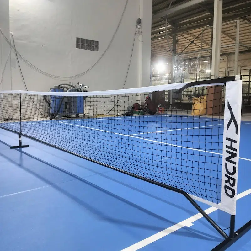 Lapangan pickleball vinyl sand di Kedaung Kali Angke, Cengkareng siap digunakan