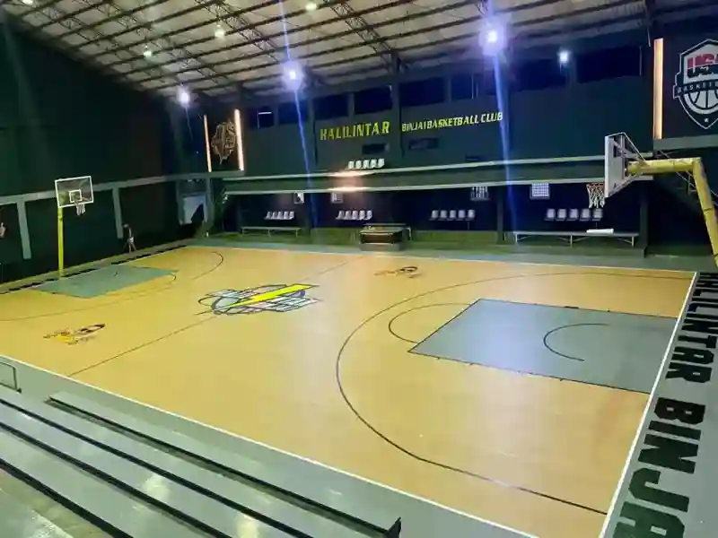 Pemasangan Lantai Vinyl Lapangan Basket