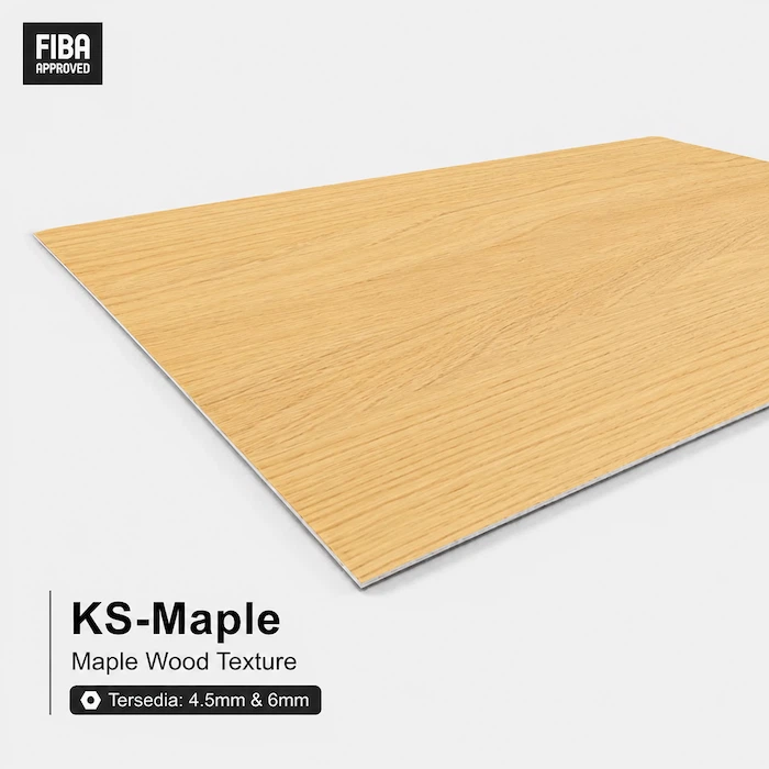Lantai Basket KS-Maple motif kayu