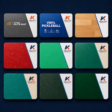 9 Pilihan Material Karpet Vinyl: KS Vinyl, Hundred Elite Mat, Li-Ning, Flypower untuk Pickleball, Basket, Badminton