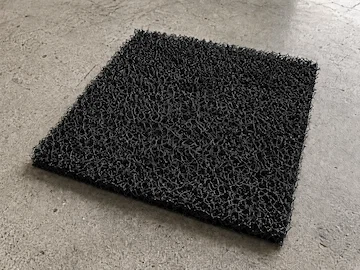 Kain karpet rumput sintetis padel warna Hitam spesifikasi kontraktor KSI
