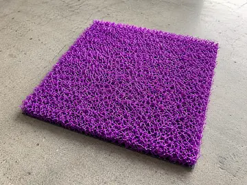 Kain karpet rumput sintetis padel warna Ungu spesifikasi kontraktor KSI
